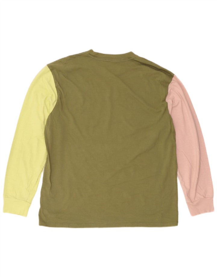Levi's Top Relaxed Manches Longues Homme Vert Moyen Colourblock Cotton