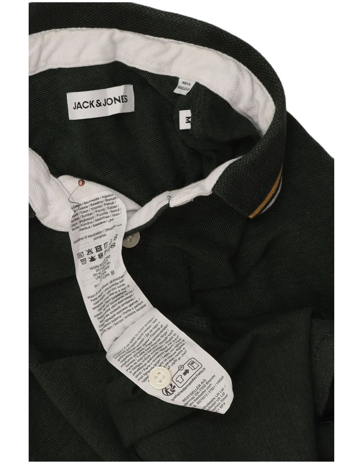 Jack & Jones Polo Homme Vert Moyen Coton