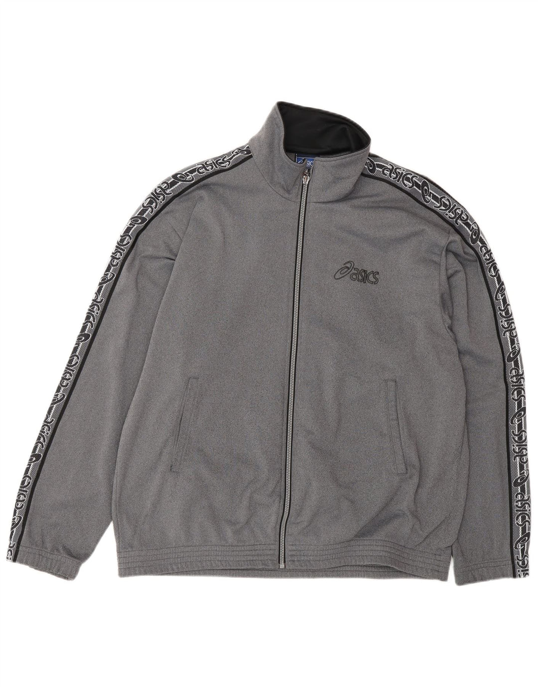 Asics Veste de Survêtement Graphic Homme Gris Moyen