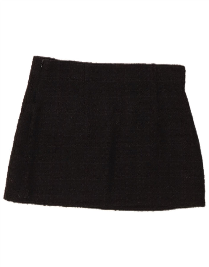 Zara Femme Mini Jupe Large W30 Noir