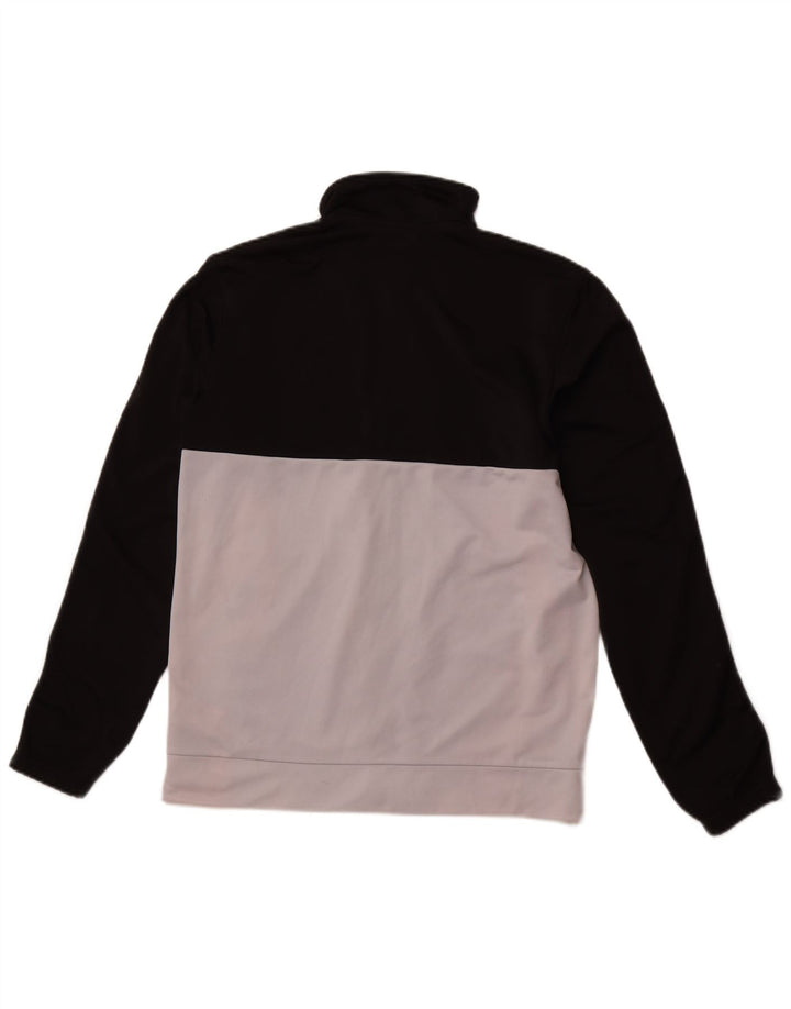 ADIDAS Veste de survêtement pour homme UK 40/42 Medium Noir Colourblock