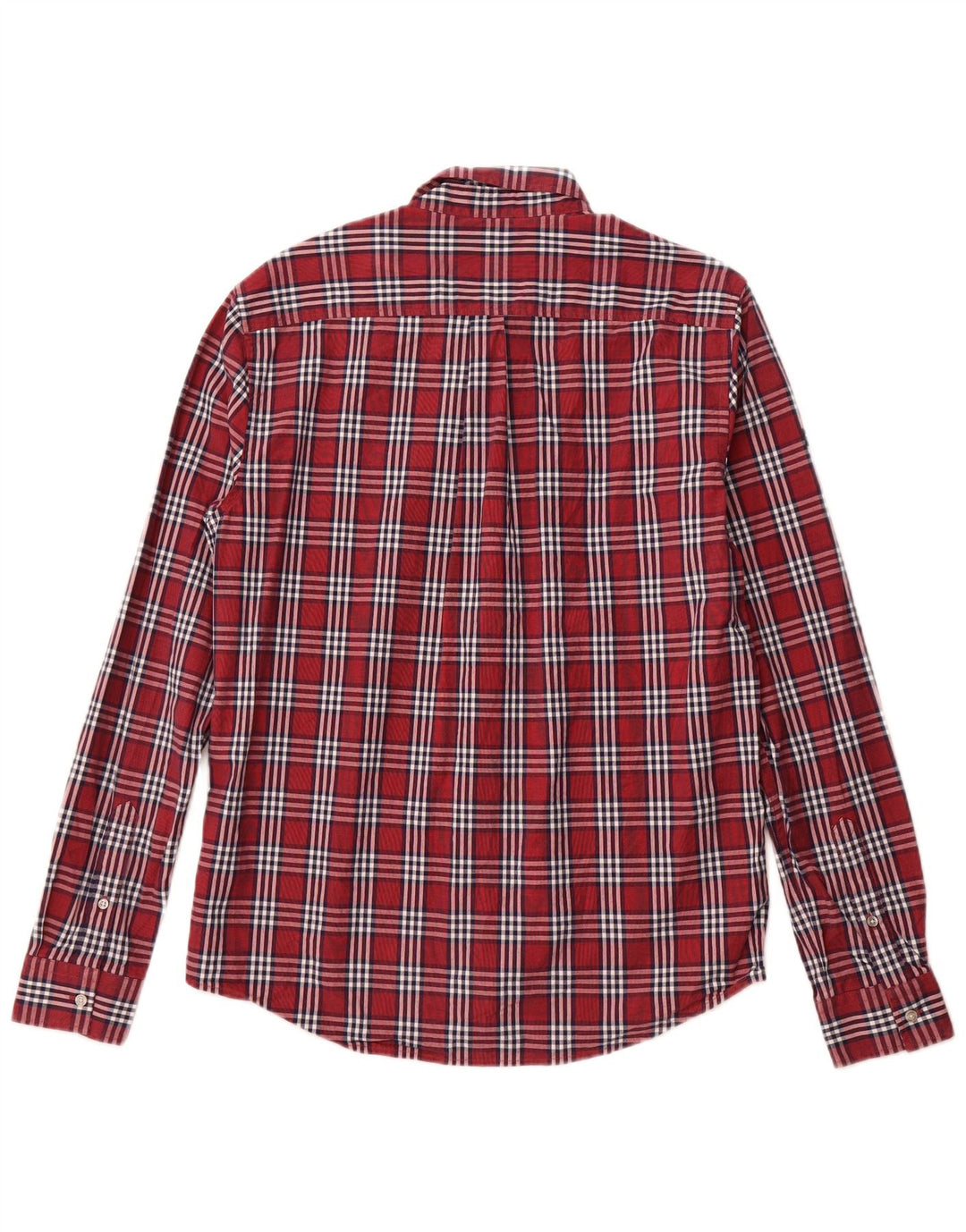 SUPERDRY Chemise Regular Fit Homme Grand Carreau Bordeaux Coton