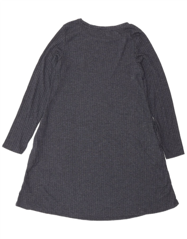 Marks & Spencer Robe pull pour femme UK 10 Small Gris Polyester