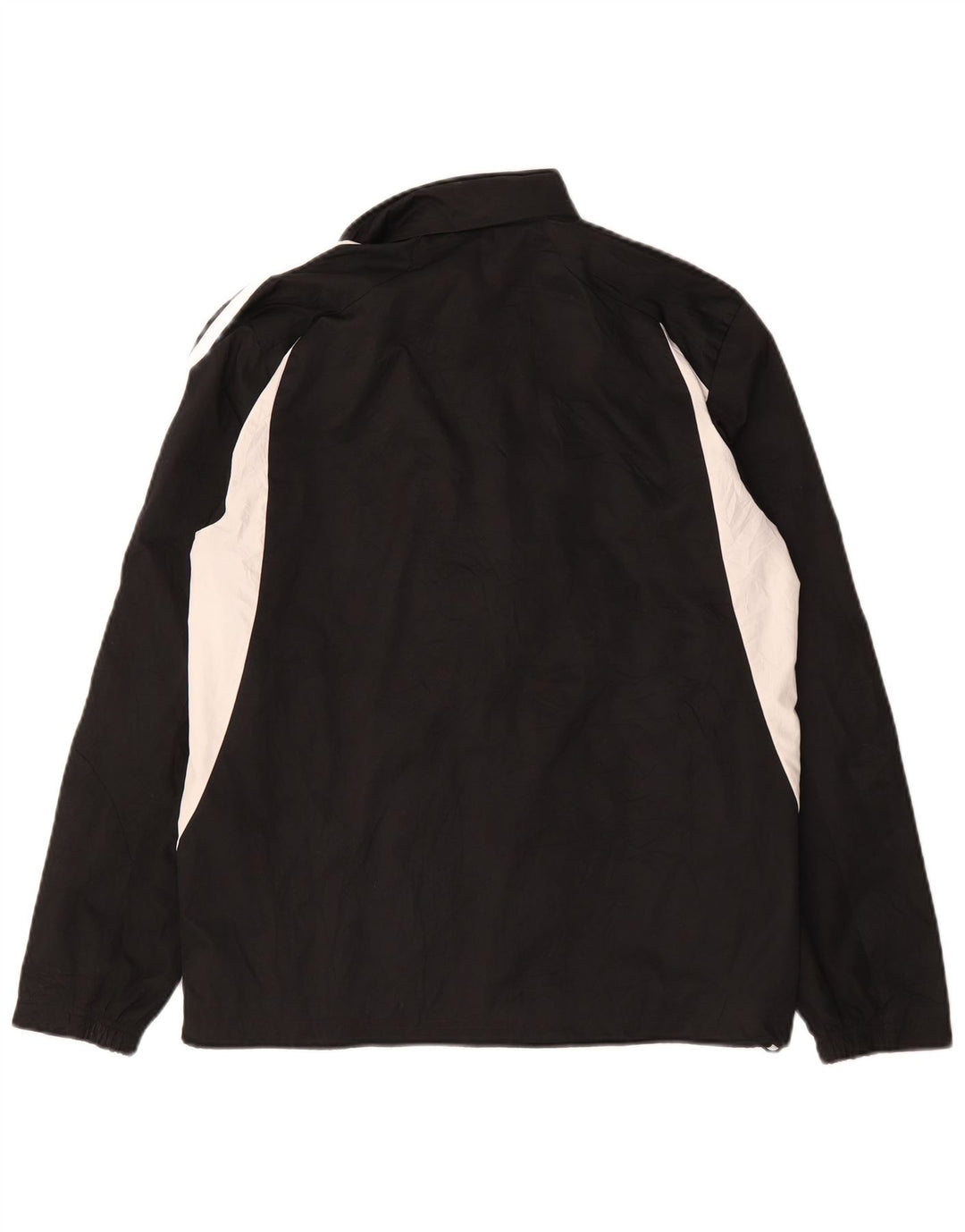 Adidas Veste de pluie pour homme UK 36 Petit Noir Colorblock Polyester
