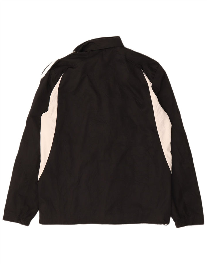 Adidas Veste de pluie pour homme UK 36 Petit Noir Colorblock Polyester
