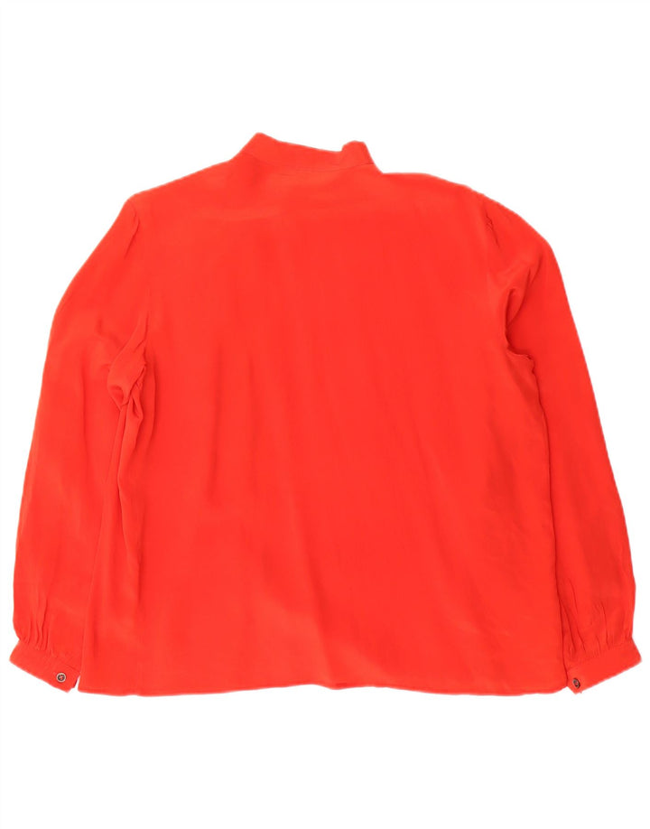 VINTAGE Womens Blouse Top IT 46 Large Red