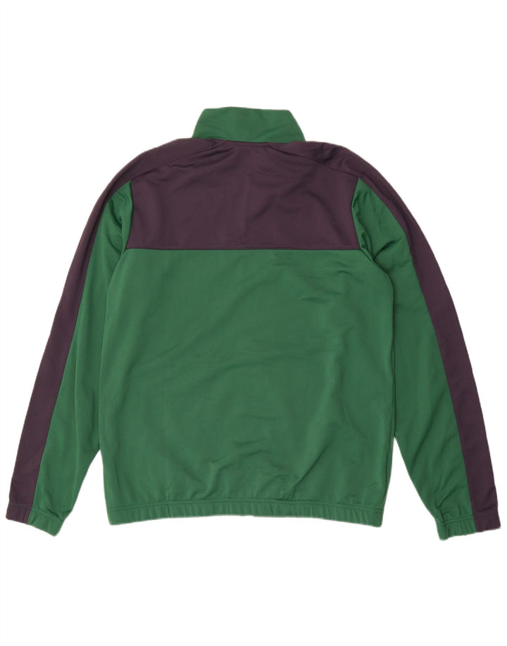 Nike Veste de survêtement pour homme en polyester color block vert moyen