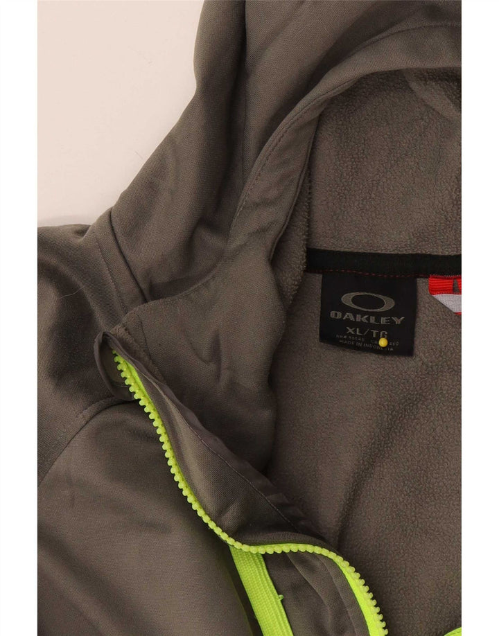 Oakley Pull à capuche graphique zippé pour homme XL Gris