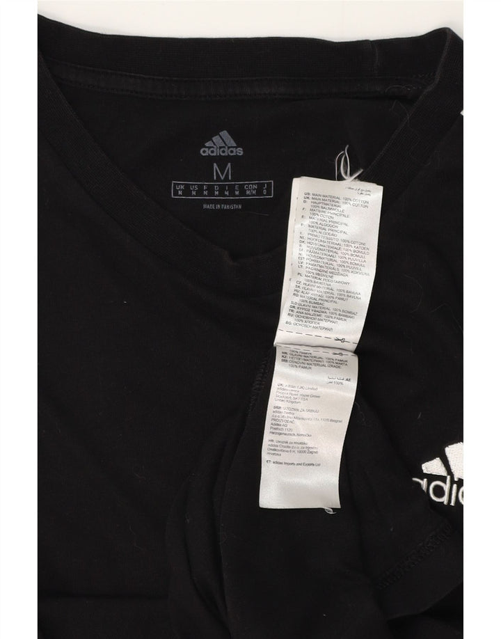 ADIDAS T-Shirt Homme Haut Noir Moyen Coton