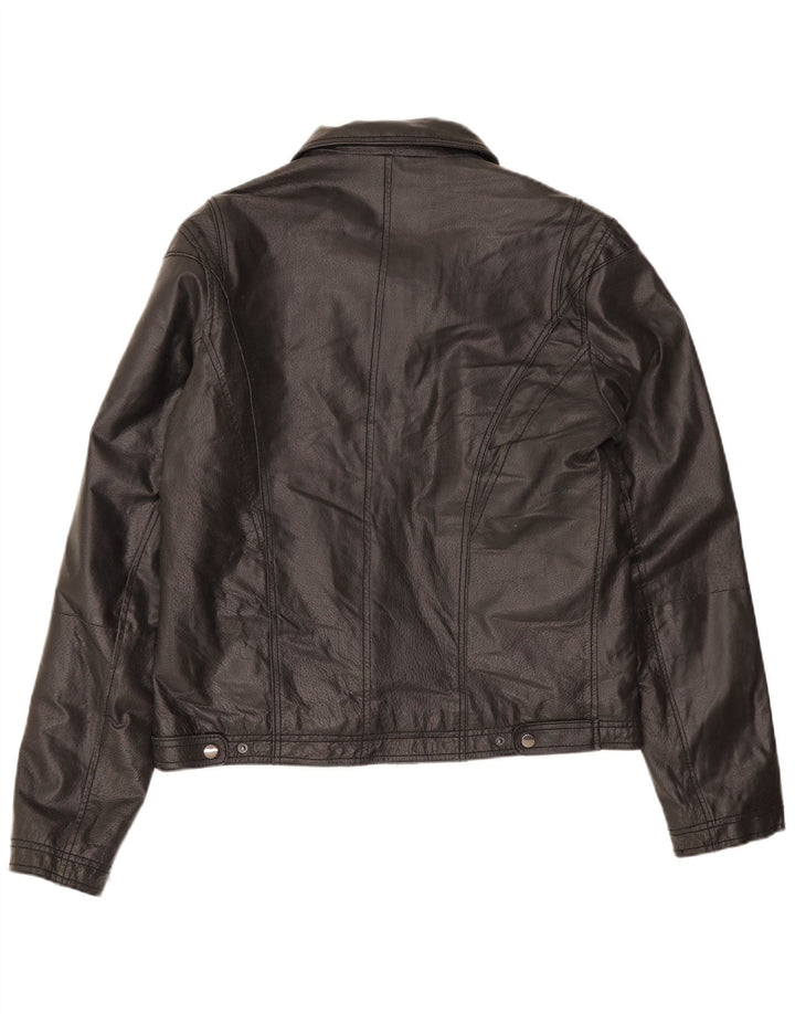 Conbipel Veste en Cuir Homme IT 52 Grand Cuir Noir