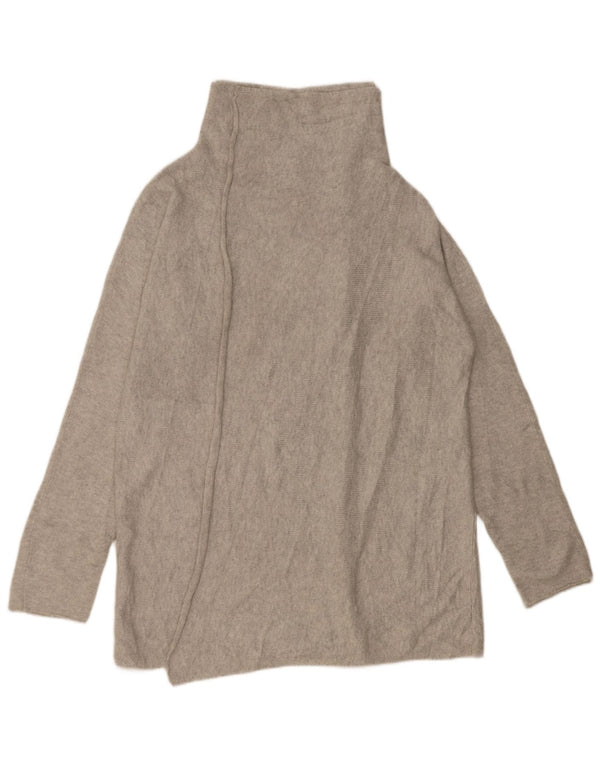 Eddie Bauer Pull cardigan ouvert long pour femme UK 16 Grand coton gris
