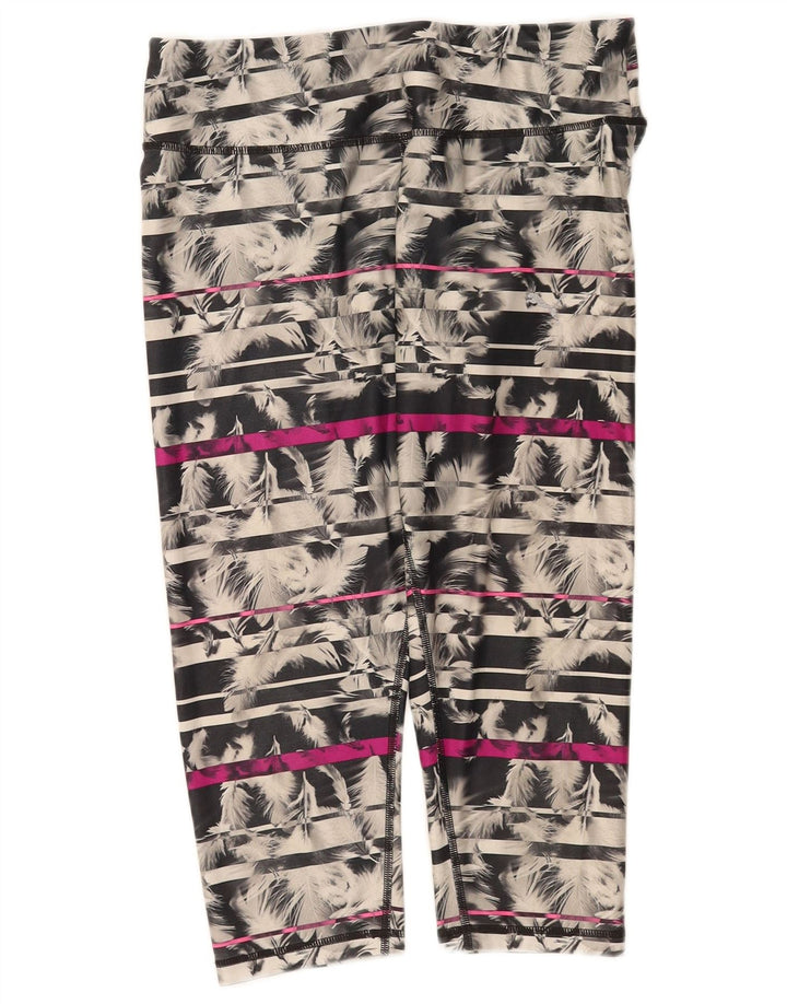 Puma Legging Capri à motif abstrait pour femme UK 14 Large Multicolore