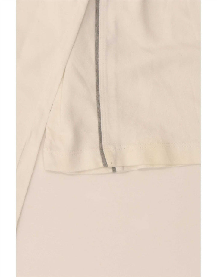 Champion Haut graphique à manches longues pour femme UK 12 Blanc moyen