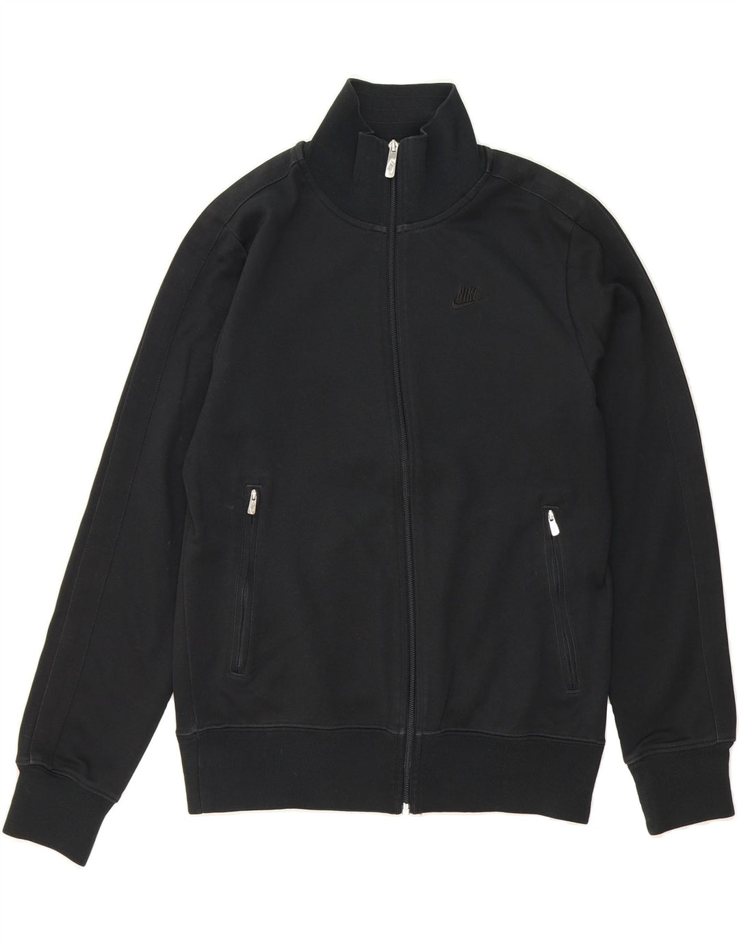 NIKE Mens Tracksuit Top Jacket Small Black Vintage Nike and Second-Hand Nike from Messina Hembry 