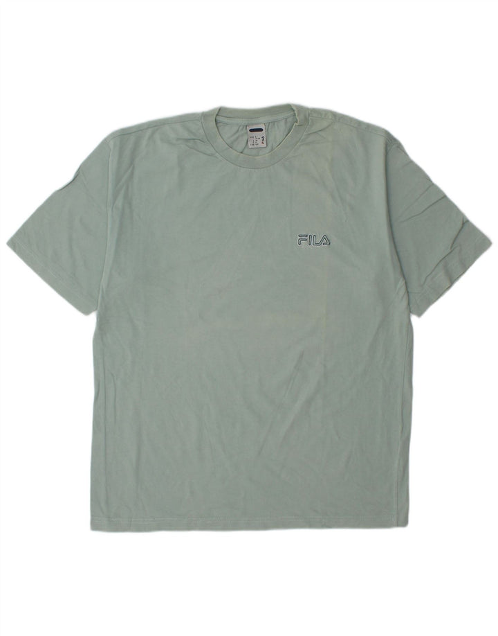 Fila T-Shirt Homme Vert Petit
