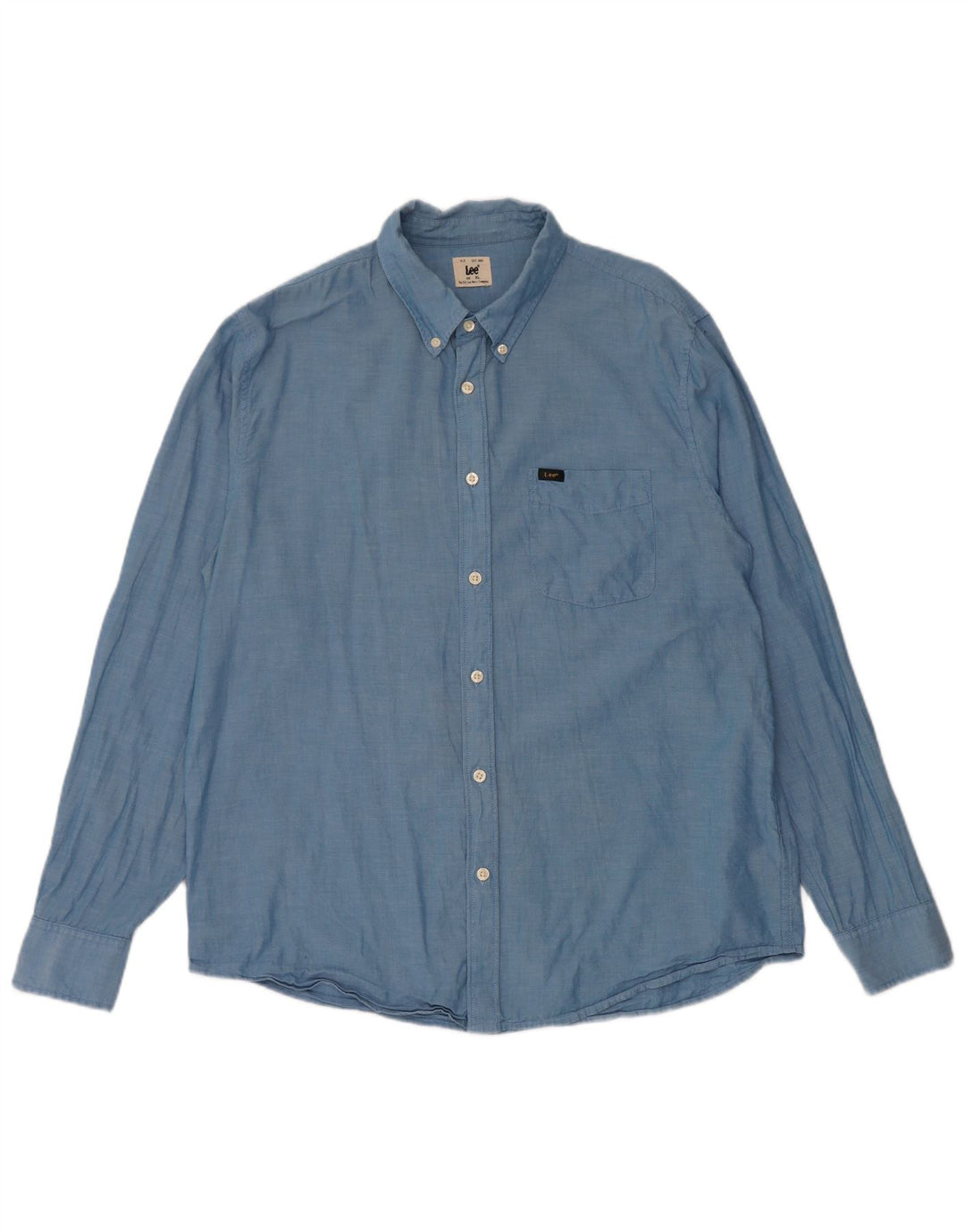 Lee Chemise Homme XL Bleu Coton