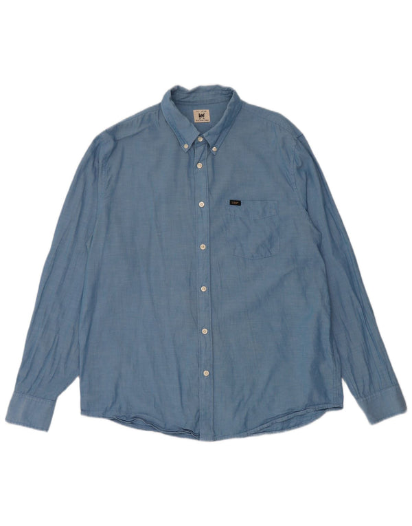 Lee Chemise Homme XL Bleu Coton