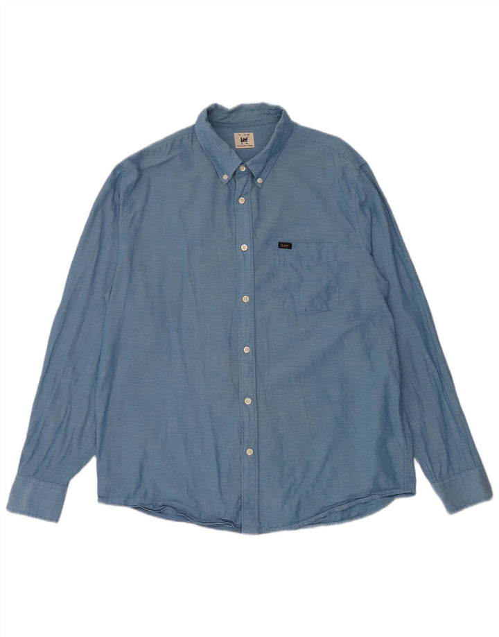 Lee Chemise Homme XL Bleu Coton