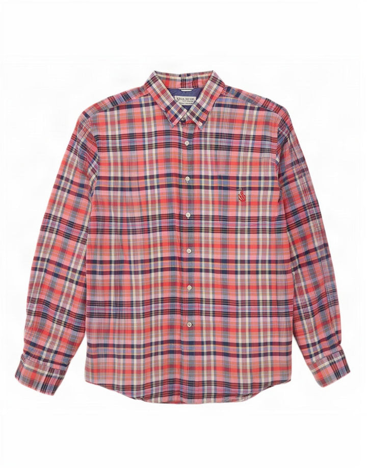 Nautica Chemise en flanelle Heritage pour homme 2XL en coton à carreaux multicolores