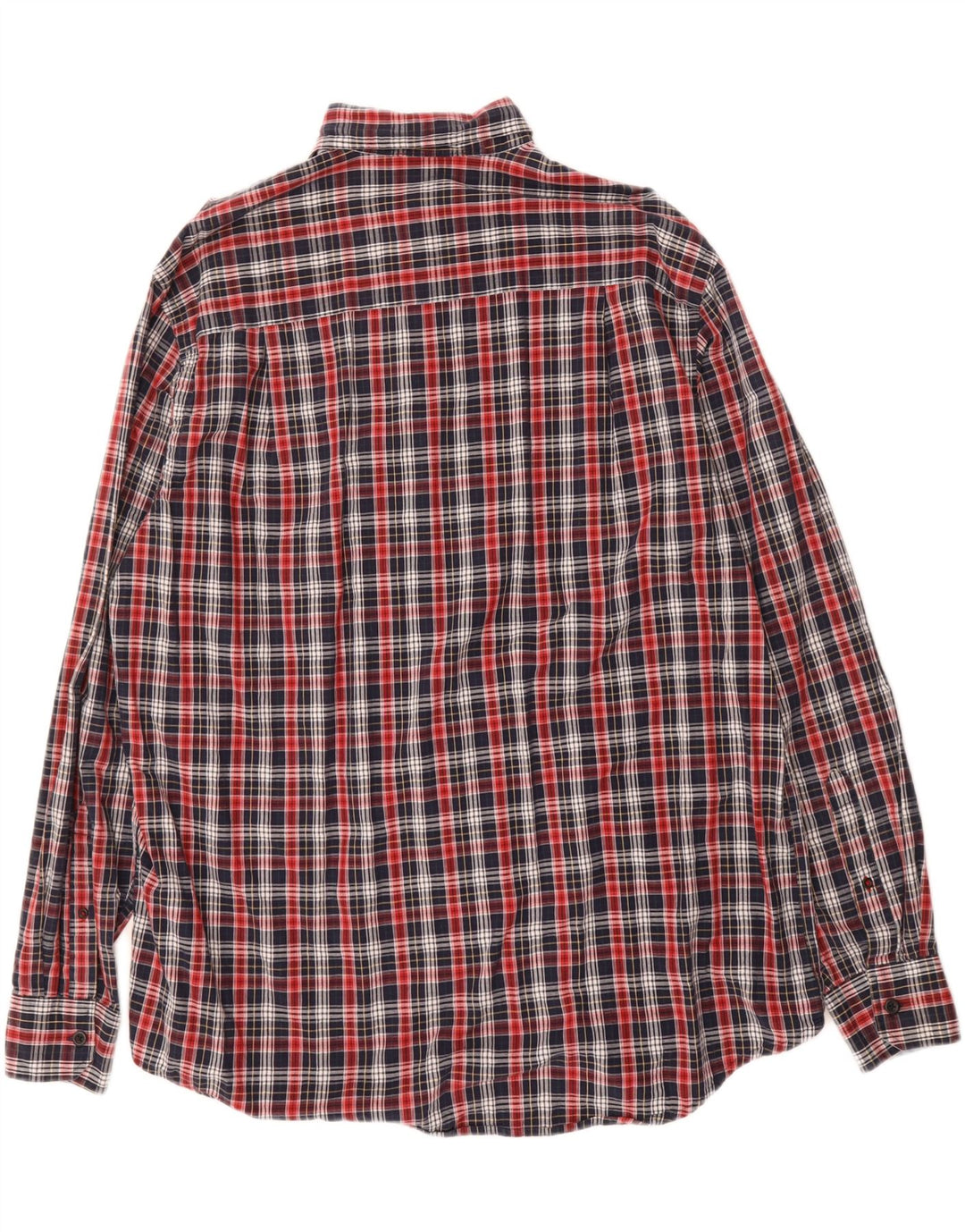 IZOD Mens Shirt XL Red Check Cotton Vintage Izod and Second-Hand Izod from Messina Hembry 