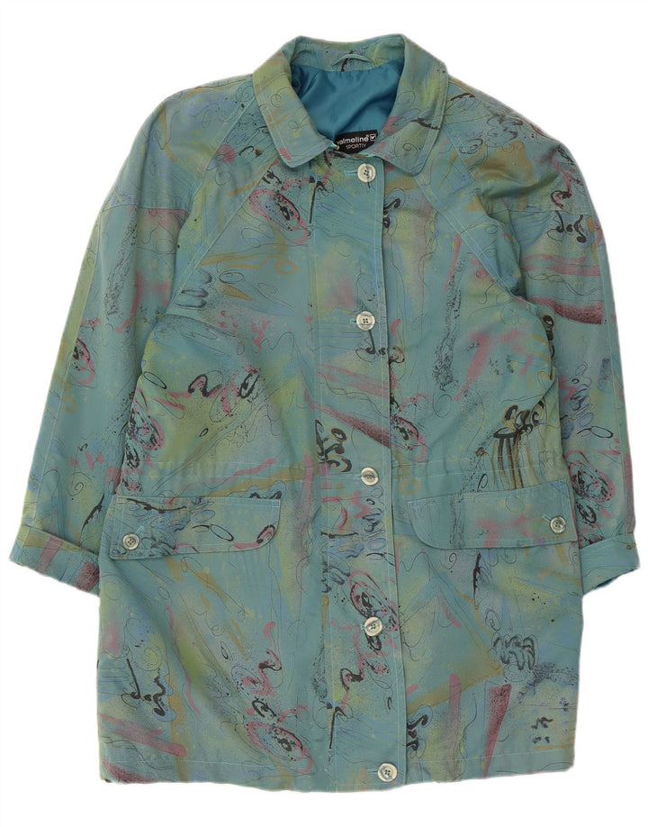 VALMELINE Manteau surdimensionné pour femme EU 36 Petit Bleu Colorblock