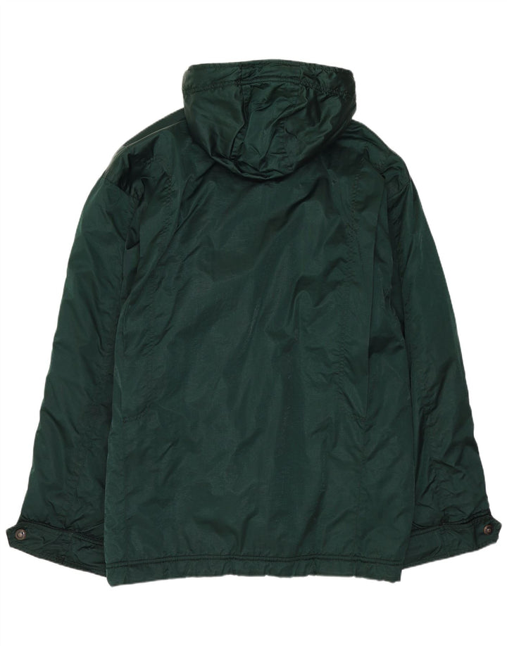 Belfe & Belfe Veste coupe-vent à capuche pour homme IT 48 Vert moyen Polyester