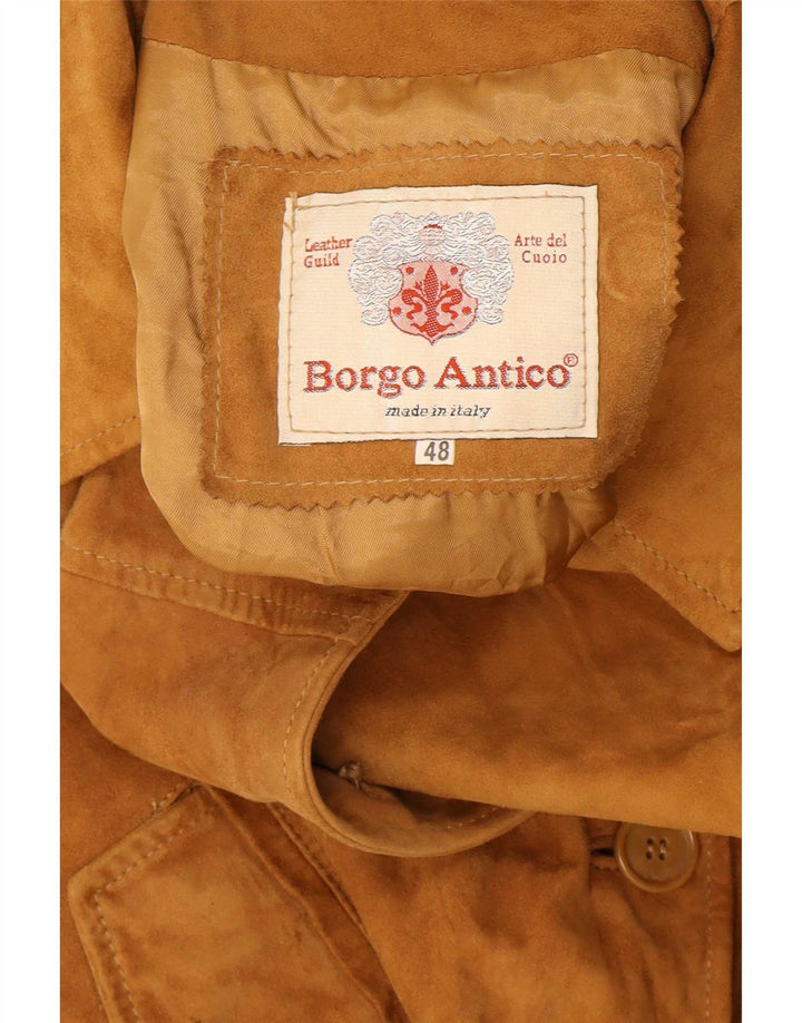 Borgo Antico Veste en Daim Femme IT 48 XL Cuir Beige