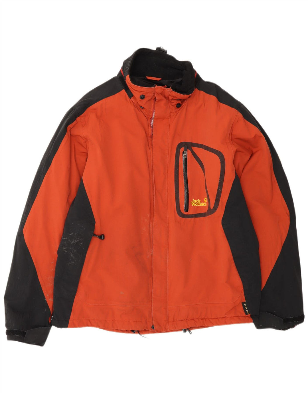 Jack Wolfskin Veste de ski pour homme UK 40/42 XL Orange Colourblock Polyamide