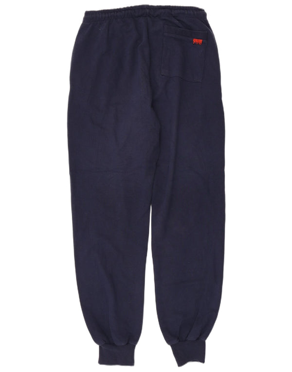 Asics Pantalon de survêtement pour homme Joggers Large W34 L29 Bleu marine Coton