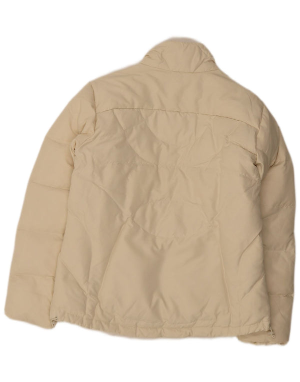 Adidas Veste matelassée pour femme UK 16 Large Off White Polyester