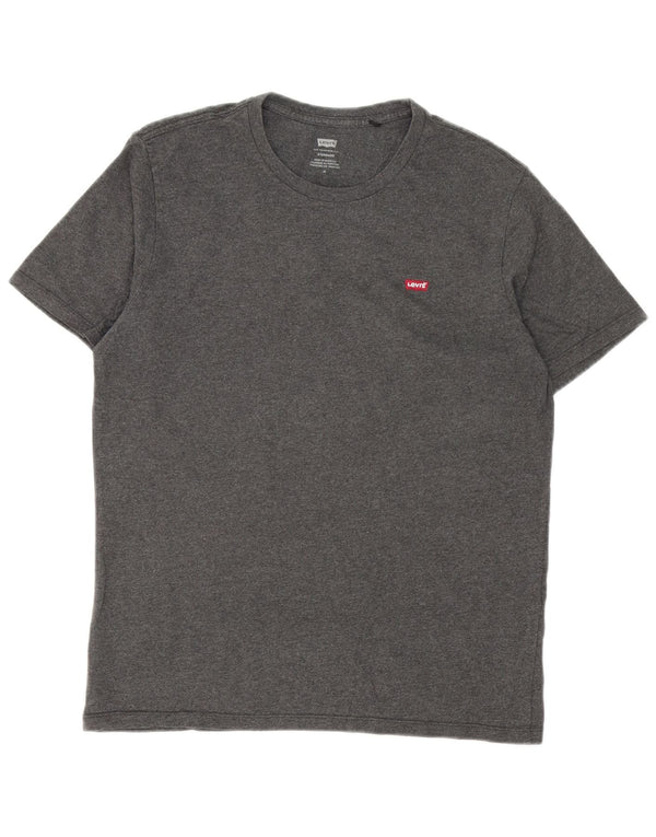 Levi's Tee-Shirt Standard Homme Gris Moyen Coton