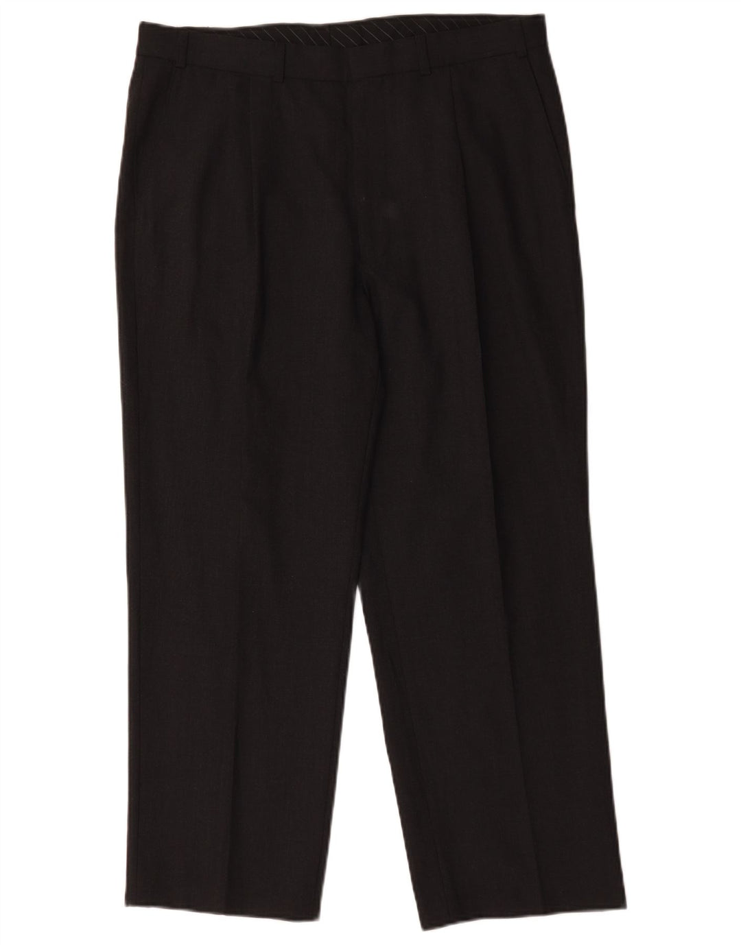 Marks & Spencer Pantalon chino droit sur mesure pour homme W36 L27 Noir