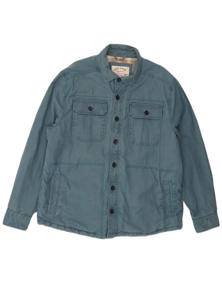 Chemise de bûcheron pour hommes Fat Face 2XL en coton bleu