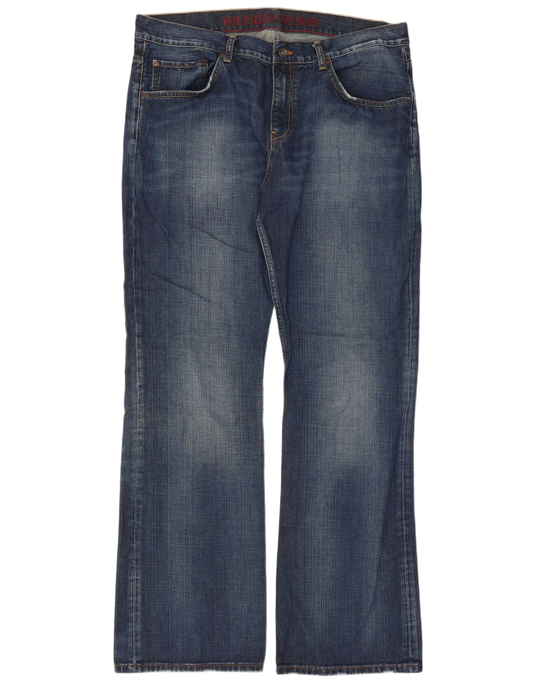 Tommy Hilfiger Jean Bootcut Manhattan Homme W38 L34 Bleu Coton