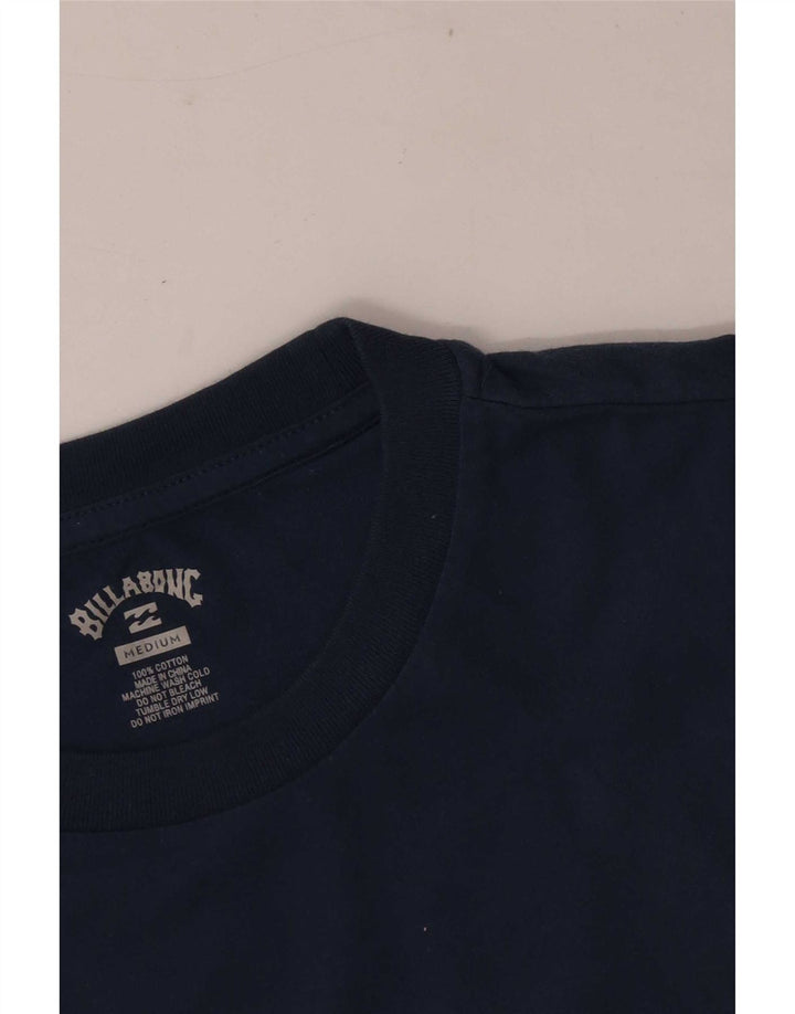 Billabong Homme T-Shirt Top Bleu Marine Moyen Coton