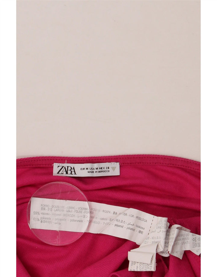 ZARA Womens Cami Top UK 12 Medium Pink Viscose Vintage Zara and Second-Hand Zara from Messina Hembry 