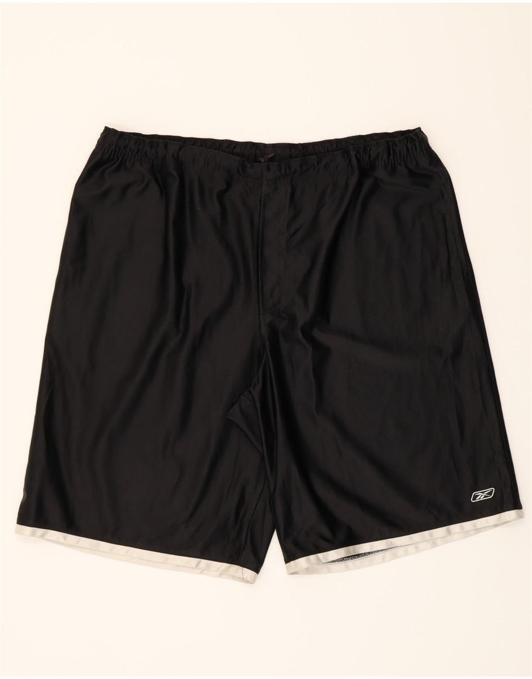 REEBOK Mens Sport Shorts XL  Black Polyester Vintage Reebok and Second-Hand Reebok from Messina Hembry 