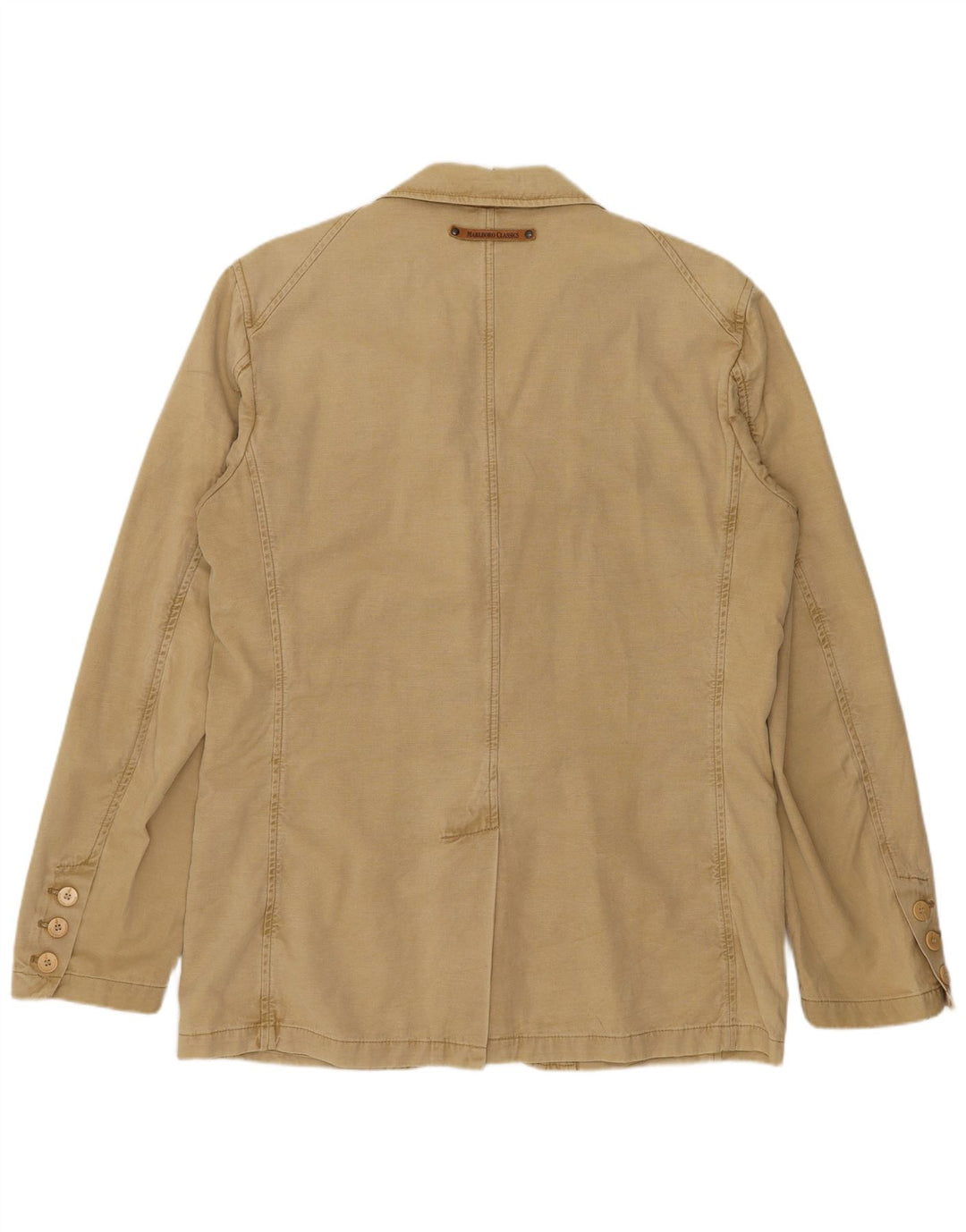 Marlboro Classics Veste blazer à 3 boutons pour homme EU 50 Large Beige