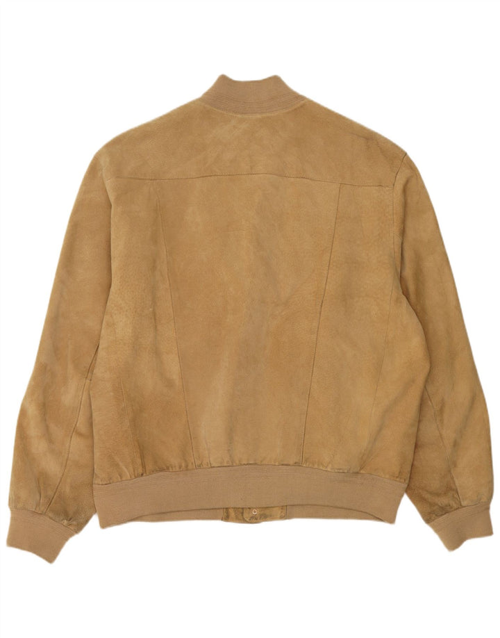 Conbipel Blouson Bomber En Daim Homme IT 56 2XL Cuir Beige