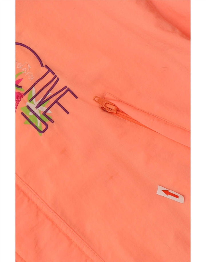 Diadora Veste de pluie à capuche surdimensionnée pour femme UK 14 Rose moyen