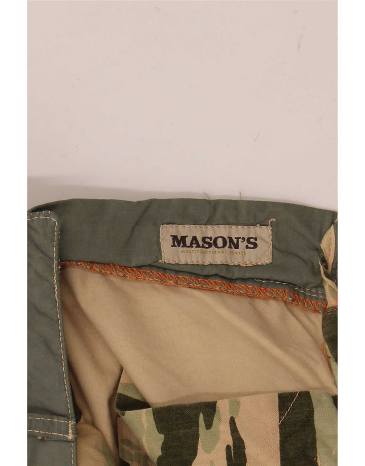 Mason's Pantalon Cargo Joggers Homme W32 L34 Vert