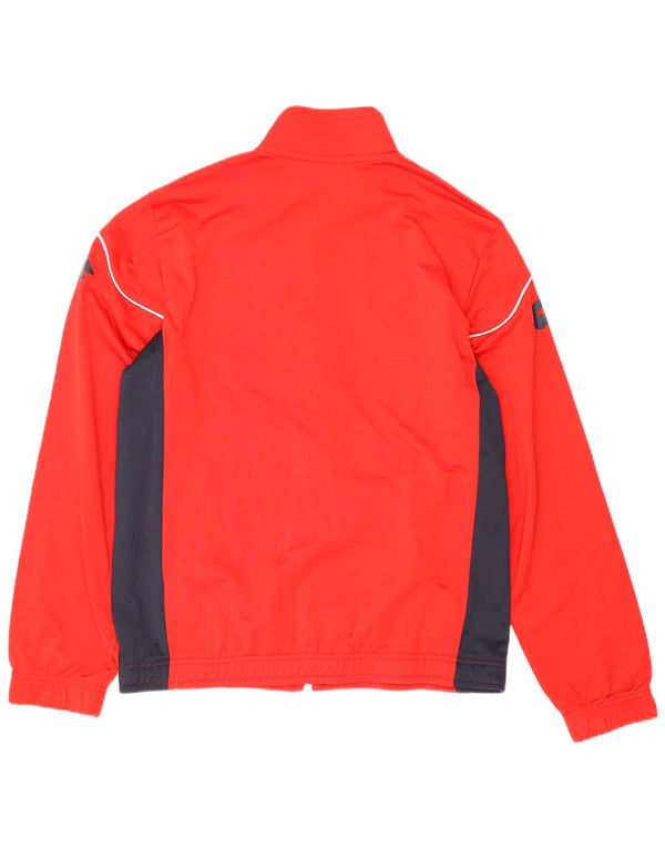 Lotto Veste de Survêtement Graphique pour Homme Grand Rouge Colorblock Polyester