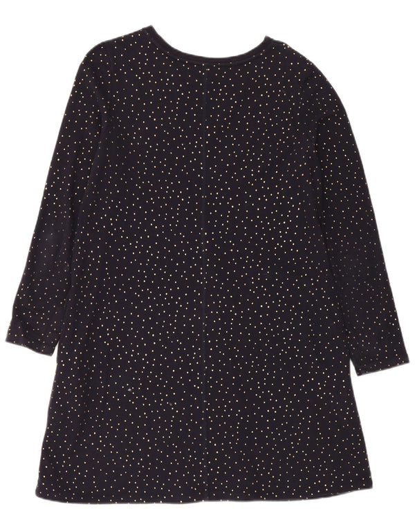 Robe t-shirt à manches longues Boden pour femme UK 42 Bleu marine moyen à pois