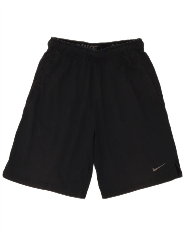 Nike Short de sport Dri Fit pour homme en coton noir Taille S