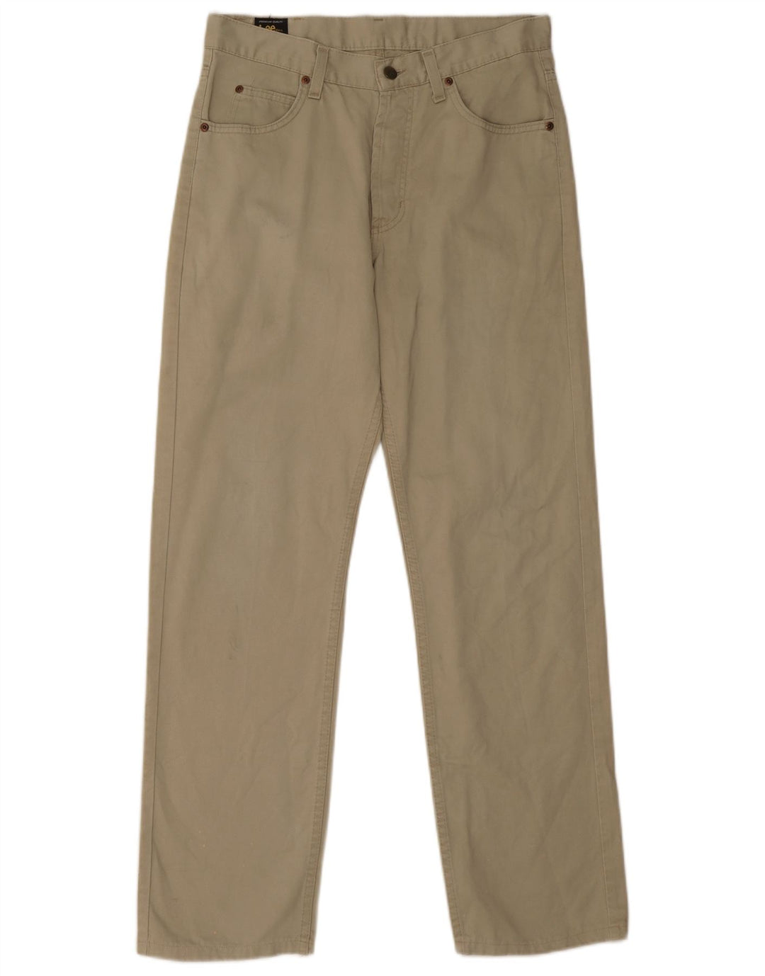 Lee Jean Droit Chicago Homme W32 L30 Kaki Coton