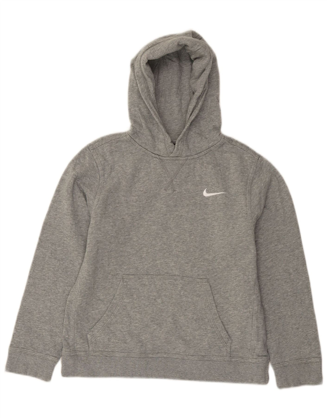 Nike Pull à capuche garçon 10-11 ans Gris moyen moucheté