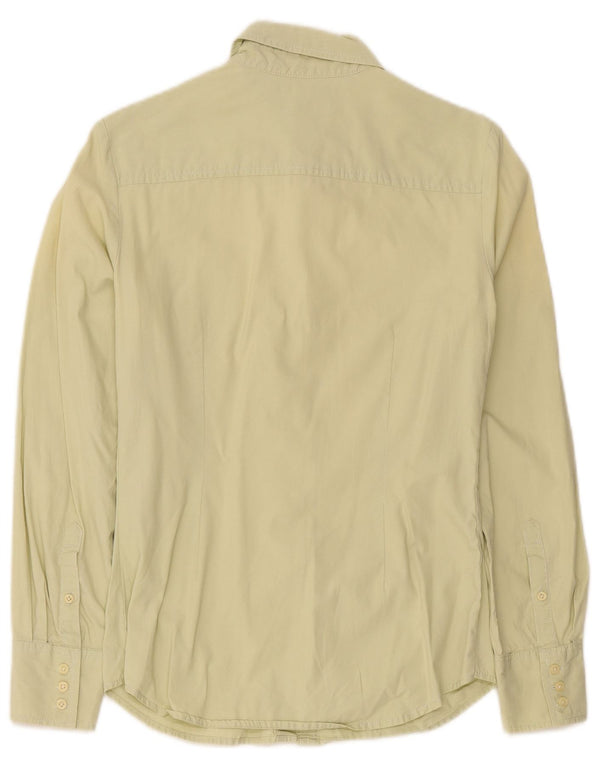 Tommy Hilfiger Chemise Femme UK 10 Small Jaune
