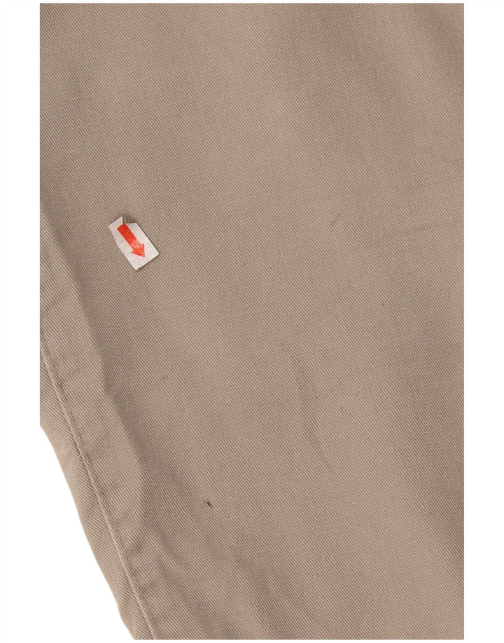 DOCKERS Short Chino Khakis Pegged Homme W36 Large Beige Coton