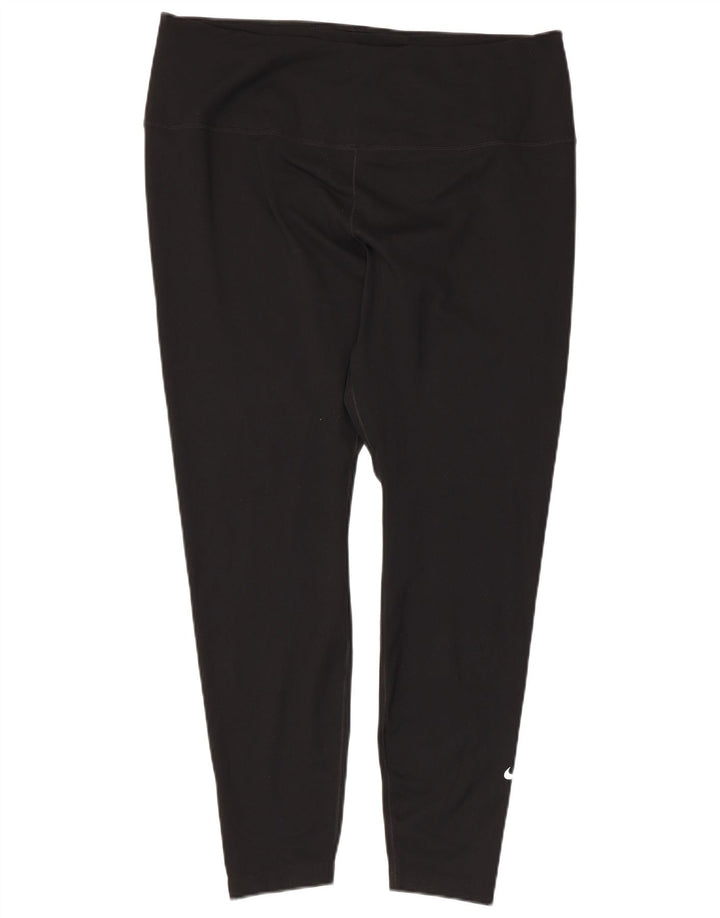 Legging Nike Dri Fit pour femme UK 20 2XL Noir Polyester