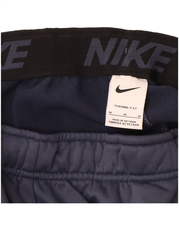 Nike Pantalon de survêtement Therma-Fit pour homme Taille S Bleu marine Polyester